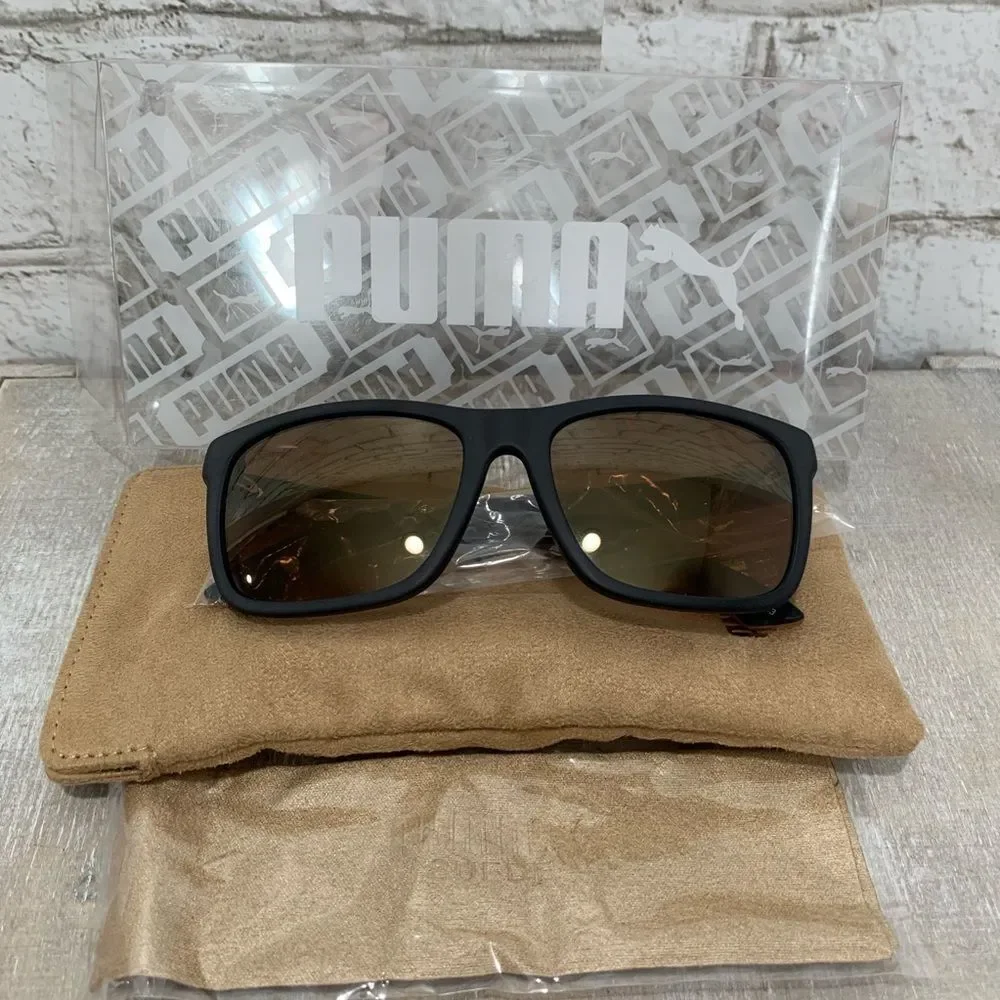 Puma Suede Square Sunglasses New